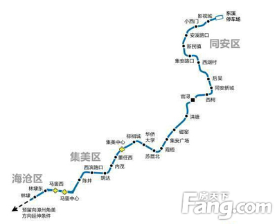 同安第三医院周边居民呼吁增设地铁站点对接BRT